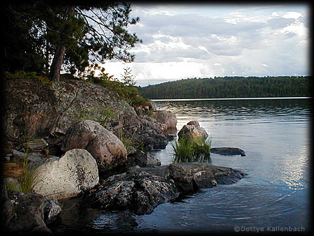 View from pennisula campsite on Cirrus.