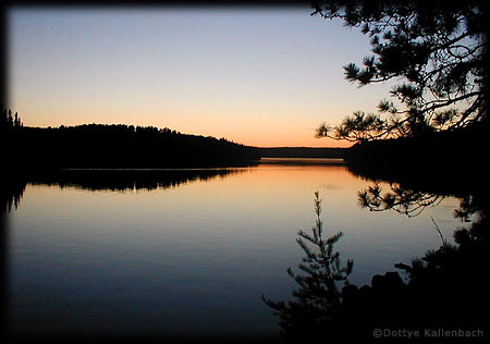 Cirrus Lake sunset