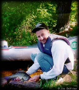 Releasing a smallmouth