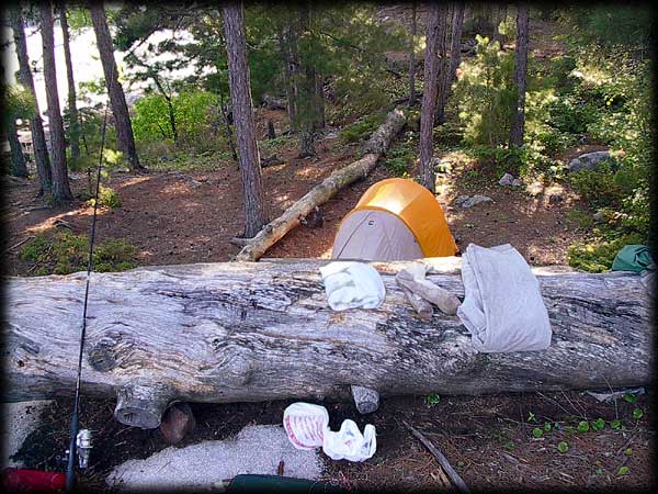 Quetico solo canoe trip ©Doug Clark