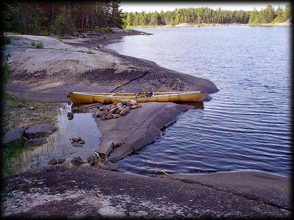 Quetico solo canoe trip ©Doug Clark