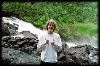 My son at Silver Falls on day 1 of the trip.