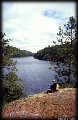 Quetico campsite scene