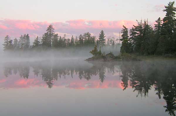 Misty BWCA morning