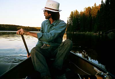 Paddling in Quetico