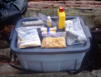 Quetico walleye breakfast