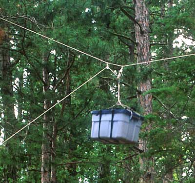 Hang your food in the BWCA and Quetico