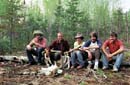 Successful moose hunt, May 82.