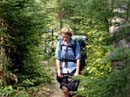 Portaging the 360 rod Wagosh portage.